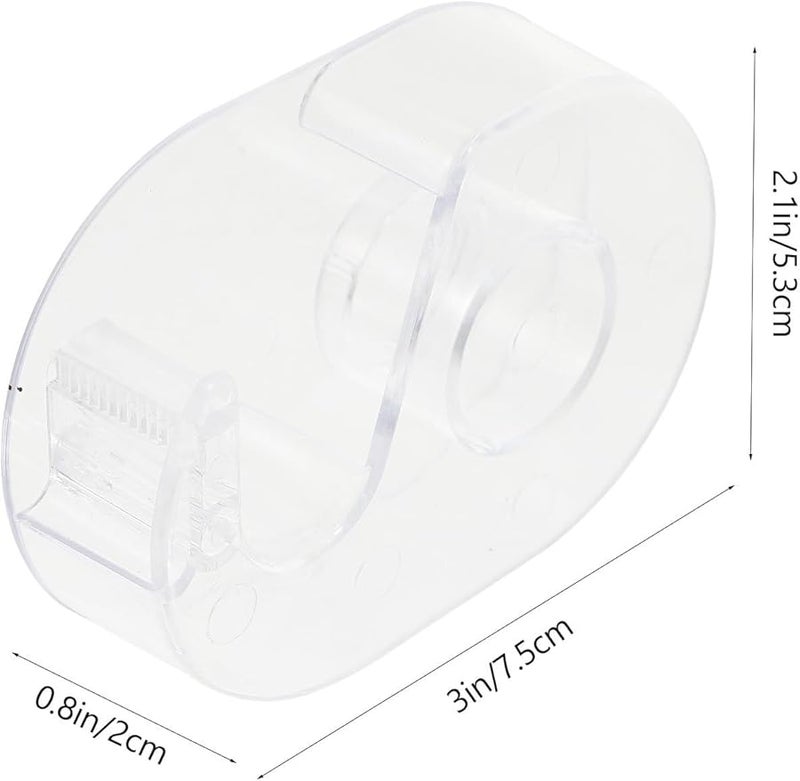5Pcs 1.5Cm Plastic Tape Cutters And Holders With Portable Dispensers For Office Desk Organization - Image 2